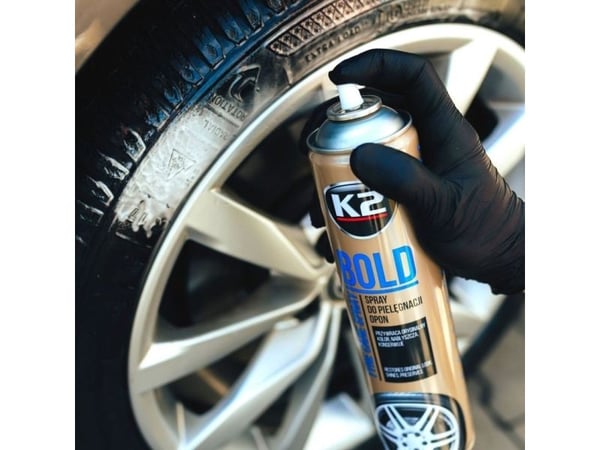 K2 BOLD 600ml - valmiste renkaiden kirkastamiseen ja huoltoon