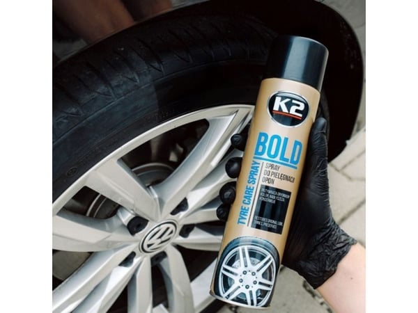 K2 BOLD 600ml - valmiste renkaiden kirkastamiseen ja huoltoon
