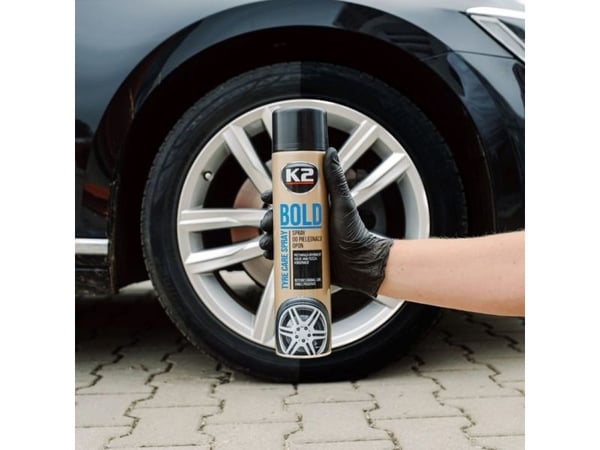 K2 BOLD 600ml - valmiste renkaiden kirkastamiseen ja huoltoon