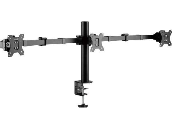 SpeaKa Professional SP-MM-230, Puristin/Läpipultattu, 21 kg, 43,2 cm (17"), 68,6 cm (27"), 100 x 100 mm, Musta