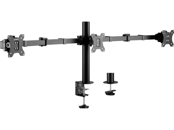 SpeaKa Professional SP-MM-230, Puristin/Läpipultattu, 21 kg, 43,2 cm (17"), 68,6 cm (27"), 100 x 100 mm, Musta