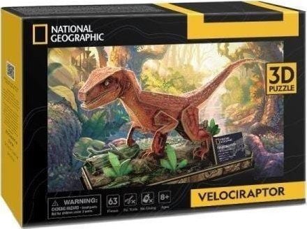 CubicFun Cubic Fun 3D palapeli NATIONAL GEOGRAPHIC WELOCIRAPTOR