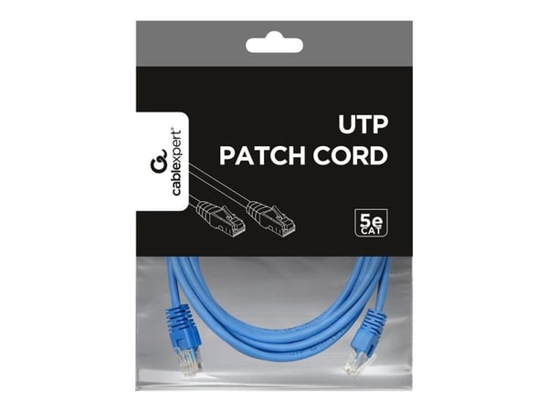 Gembird - Koblingskabel - RJ-45 (hann) til RJ-45 (hann) - UTP - CAT 5e - formstøpt - blå