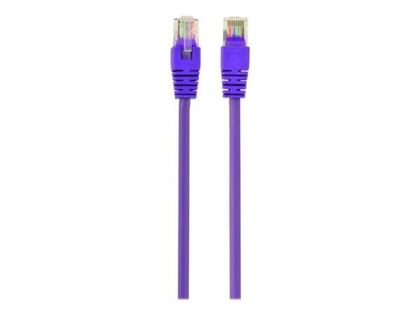 Gembird - Patchkabel - RJ-45 (han) til RJ-45 (han) - 1 m - UTP - CAT 5e - formet - lilla