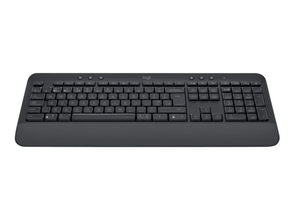 Logitech Signature K650 - Tastatur - trådløs - Bluetooth 5.1 - QWERTY - Storbritannia - grafitt