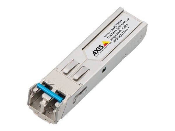 AXIS T8611 - SFP-sändar/mottagarmodul (mini-GBIC) - 1GbE - 1000Base-LX - LC enkelläge - upp till 10 km - 1310 nm