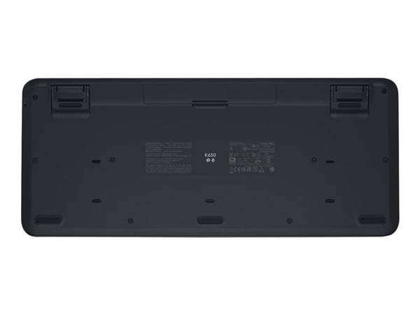 Logitech Signature K650 - Tastatur - trådløs - Bluetooth 5.1 - QWERTY - Storbritannia - grafitt
