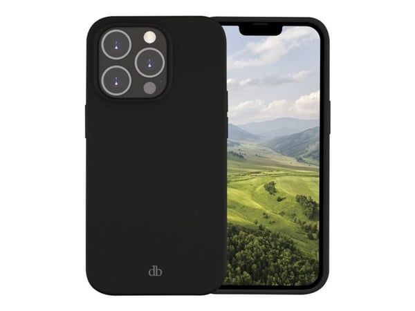 dbramante1928 Greenland - Baksidedeksel for mobiltelefon - 100 % resirkulert plast - nattsvart - for Apple iPhone 14 Pro Max