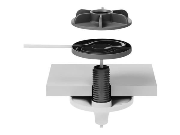 Logitech - Monteringssett (takmontering, mikrofonholder) - for mikrofon - hvit - takmonterbar, pendant - for Rally Mic Pod; Room Solution Large