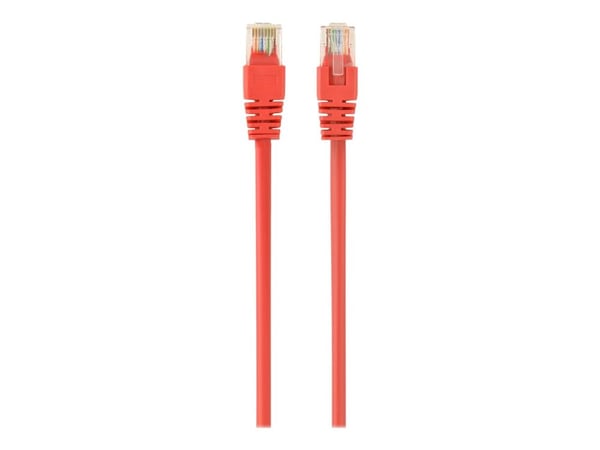 Gembird - Koblingskabel - RJ-45 (hann) til RJ-45 (hann) - CAT 5e - formstøpt - rød