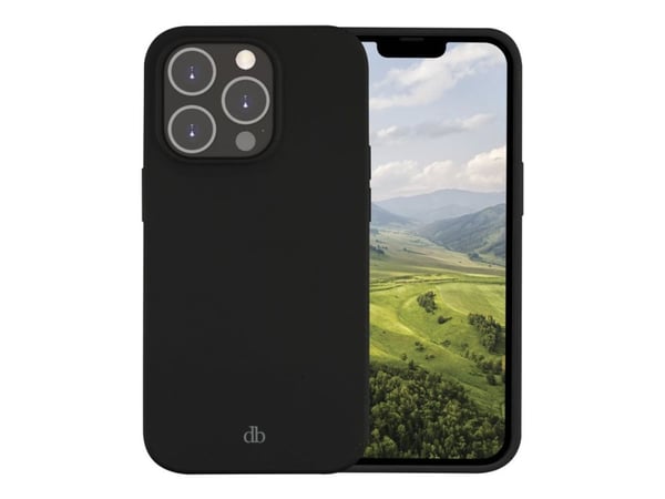 dbramante1928 Greenland - Baksidedeksel for mobiltelefon - 100 % resirkulert plast - nattsvart - for Apple iPhone 14 Pro