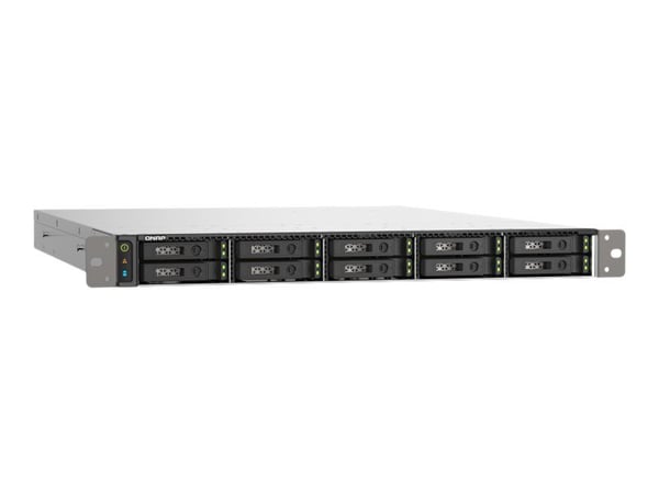 QNAP TS-h1090FU - NAS-server - 10 brønner - kan monteres i rack - SATA 6Gb/s / PCIe (NVMe) / U.2 - RAID 0, 1, 5, 6, 10, 50, JBOD, 60 - RAM 64 GB - ...