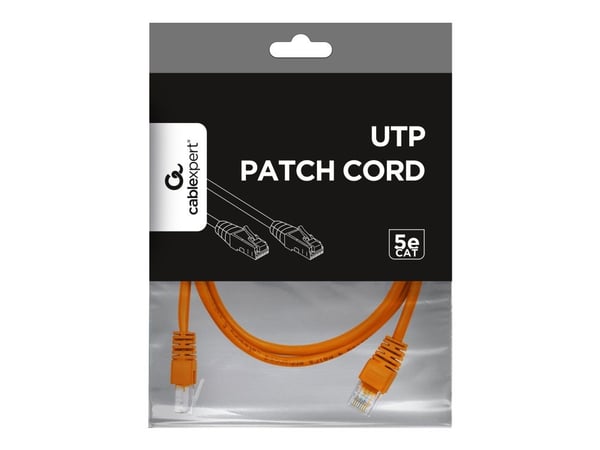 Gembird - Koblingskabel - RJ-45 (hann) til RJ-45 (hann) - UTP - CAT 5e - formstøpt - oransje