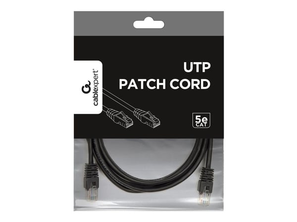 Gembird - Koblingskabel - RJ-45 (hann) til RJ-45 (hann) - CAT 5e - formstøpt - svart