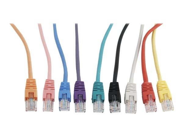 Gembird - Patch-kabel - RJ-45 (hane) till RJ-45 (hane) - 25 cm - UTP - CAT 5e - formpressad, hakfri - blå