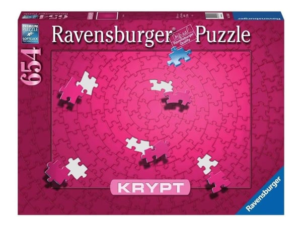 Ravensburger - Krypt Pink - puslespill - 654 deler