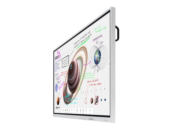 Samsung Flip Pro WM75B - 75" Diagonal klass WMB Series LED-bakgrundsbelyst LCD-skärm - interaktiv - med pekskärm (multitouch) - Tizen OS - 4K UHD (...