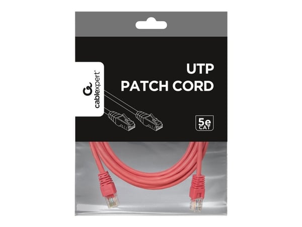 Gembird - Koblingskabel - RJ-45 (hann) til RJ-45 (hann) - UTP - CAT 5e - formstøpt - rosa