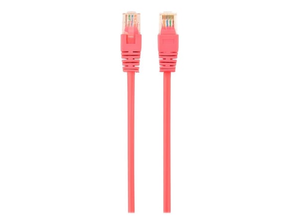 Gembird - Koblingskabel - RJ-45 (hann) til RJ-45 (hann) - UTP - CAT 5e - formstøpt - rosa
