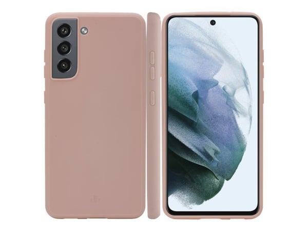 dbramante1928 Greenland - Baksidedeksel for mobiltelefon - 100 % resirkulert plast - rosa sand - for Samsung Galaxy S21 FE 5G