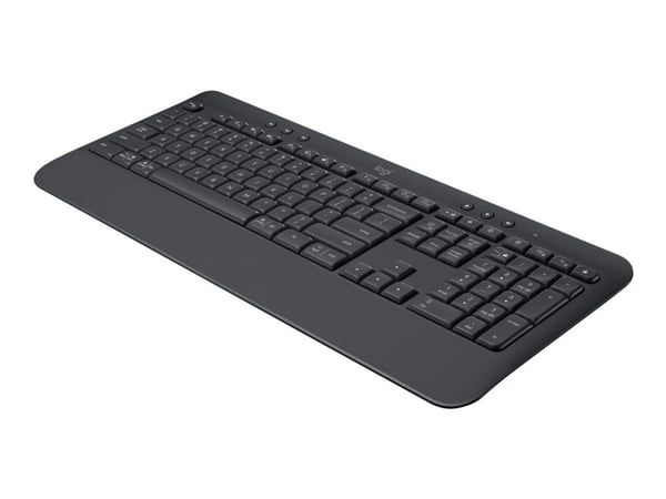 Logitech Signature K650 - Tastatur - trådløs - Bluetooth 5.1 - QWERTY - Storbritannia - grafitt