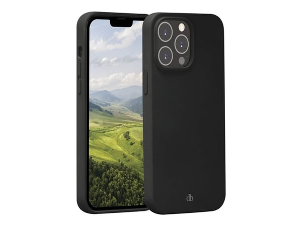 dbramante1928 Greenland - Baksidedeksel for mobiltelefon - 100 % resirkulert plast - nattsvart - for Apple iPhone 14 Pro