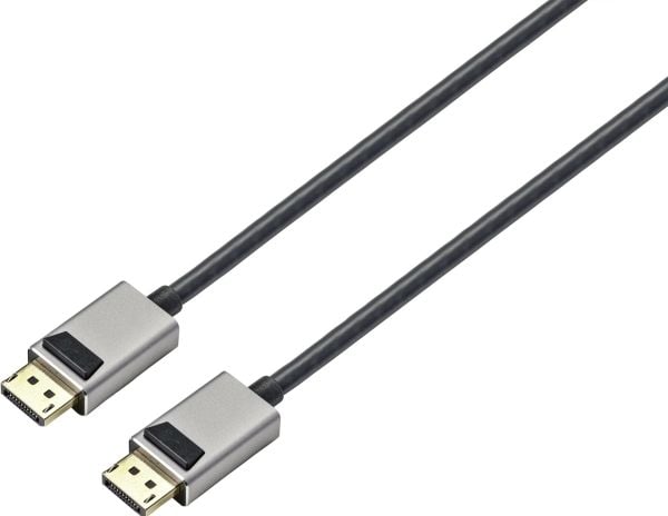 SpeaKa Professional SP-9510452, 3 m, DisplayPort, DisplayPort, Hankjønn, Hankjønn, 7680 x 4320 piksler
