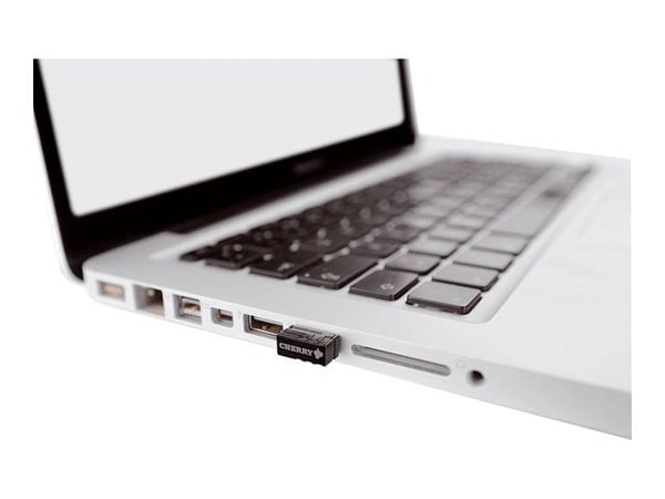 CHERRY MW 3000 - Mus - høyrehendt - infrarød - 5 knapper - trådløs - 2.4 GHz - USB trådløs mottaker - svart CHERRY MW 3000 - Mus - høyrehendt - infrarød - 5 knapper - trådløs - 2.4 GHz - USB trådløs mottaker - svart
