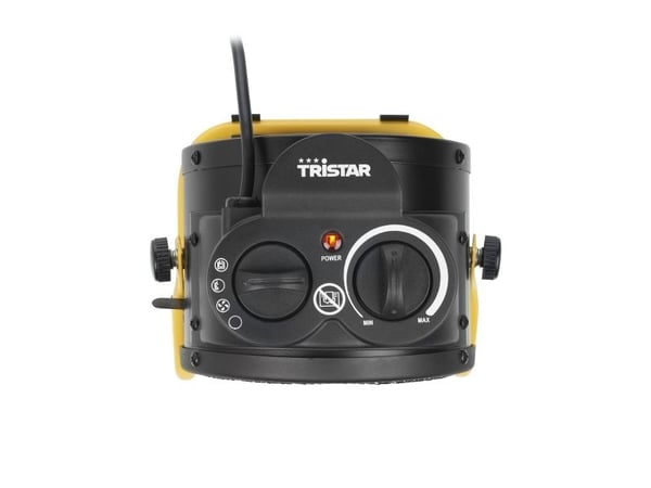 Tristar KA-5060, Industriell varmevifte, 2000 W, Bærbar, 1000 W, Metall, Sort, Gult