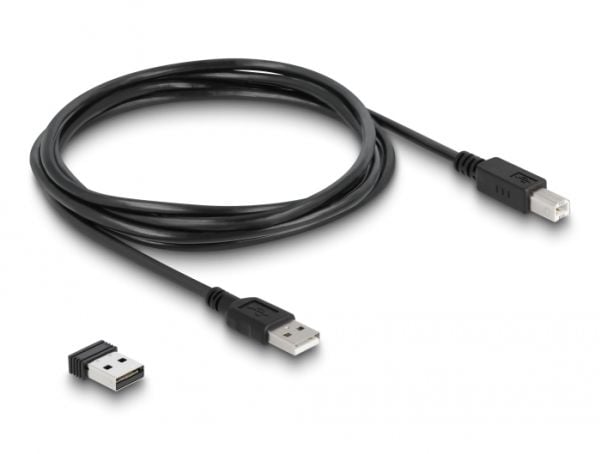 Delock - Strekkodeskanner - håndholdt - 30 skann/sek - dekodet - RF(2.4 GHz), USB 2.0, Bluetooth 4.0