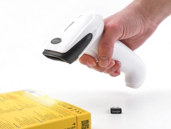 Delock - Strekkodeskanner - håndholdt - 30 skann/sek - dekodet - RF(2.4 GHz), USB 2.0, Bluetooth 4.0