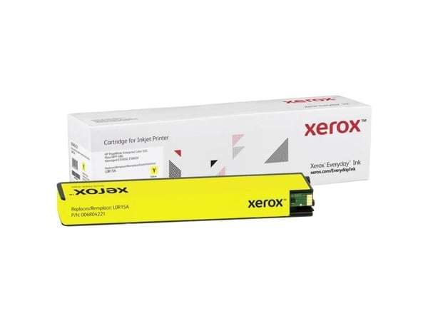 Everyday Suuri kapasiteetti Keltainen PageWide-kasetti Xeroxilta, HP L0R15A -yhteensopiva, 16000 sivua (006R04221), 16000 sivua, Keltainen, 1 kpl