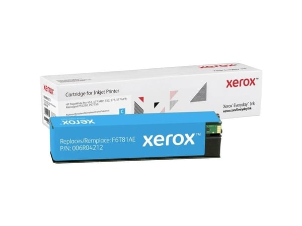 Everyday - Høy ytelse - cyan - kompatibel - blekkpatron (alternativ for: HP F6T81AE) - for HP PageWide Managed P55250; PageWide Pro 452, 477, 552, ...