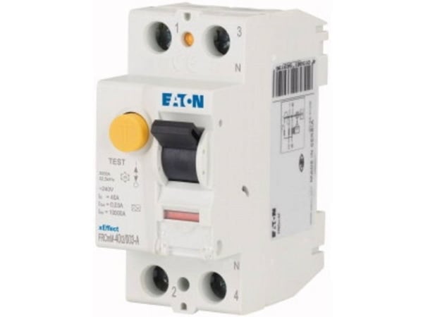 Eaton jordfelsbrytare 2P 40A 0,03A typ A FRCmM-40003-A (170432)