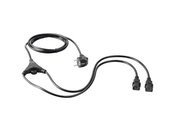 SY-5178378 Virtalähteen Y-kaapeli Musta 2 m (SY-5178378)