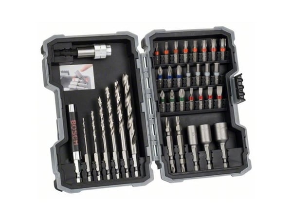 Bosch - Spissett for skrutrekker og bor - for tre - 35 deler