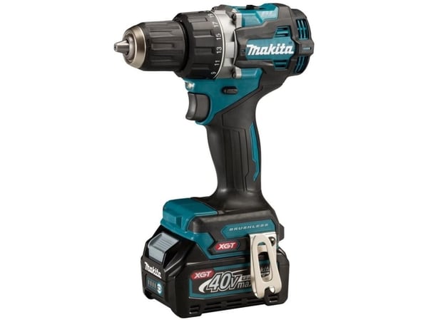 Makita DF002GA202 - Drill/driver - trådløs - 2 hastigheter - nøkkelfri borhylse 13 mm - 64 N·m - 2 batterier - 40 V