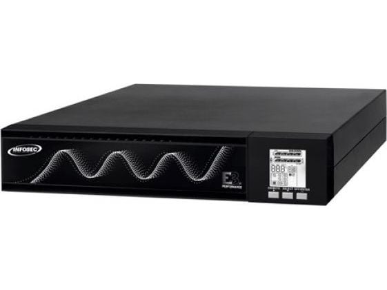 INFOSEC E3 Performance 1100 RT - UPS - AC 220/230/240 V - 1100 VA - enkeltfase - USB, RS-232 - utgangskontakter: 8