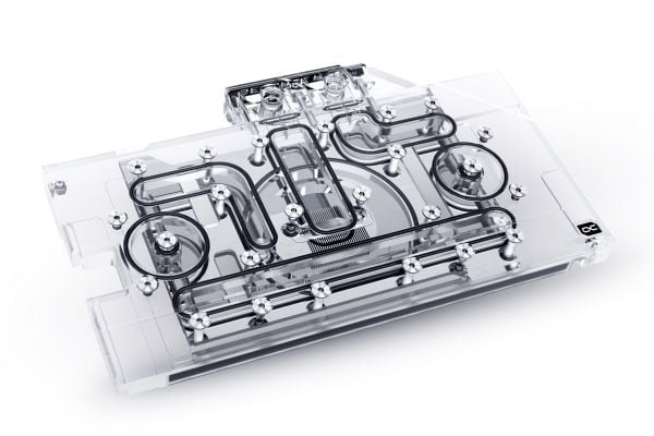 Alphacool Aurora Acryl GPX-N, Vannblokk + kjøleribbe, Akryl, Kobber (Cu), Gjennomsiktig, 1/4", 3-pin, NVIDIA GeForce RTX 3070