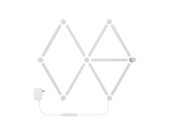 Nanoleaf Lines Starter Kit - Trådløst lyssett - LED x 9 - 2 W - klasse G - RGBW-lys - 1200-6500 K