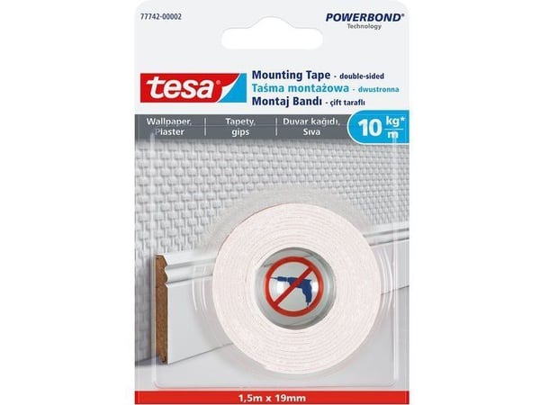 Tesa Sienų apmušalų ir tinkavimo juosta 19mm x 1,5m (H7774202)