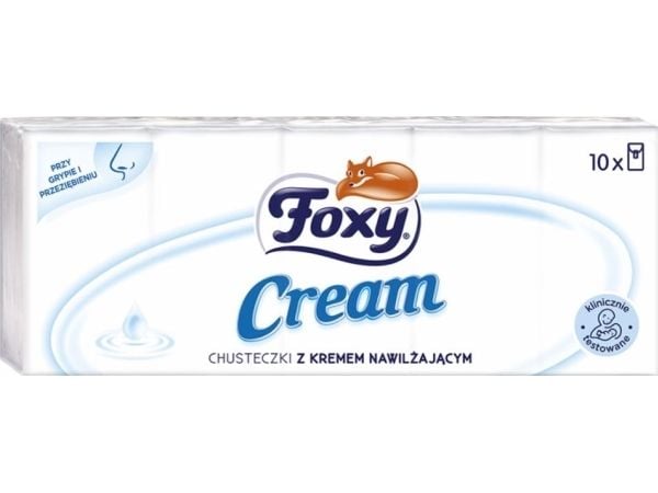 Foxy hygieneservietter FOXY CREAM 10X10