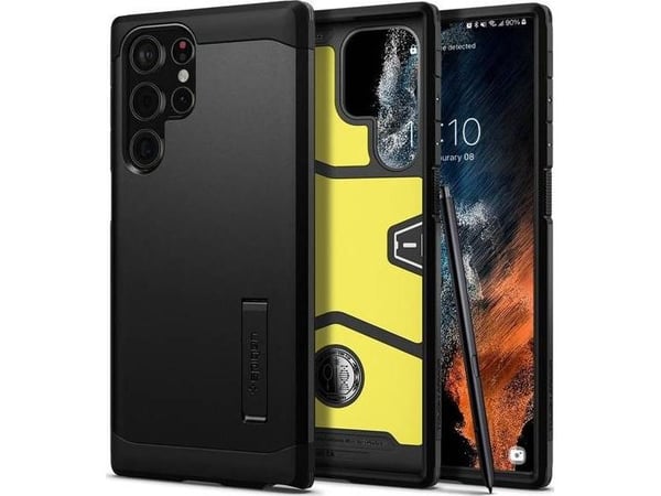 Spigen Tough Armor, Etui, Samsung, Galaxy S22 Ultra 5G, 17,3 cm (6.8"), Sort