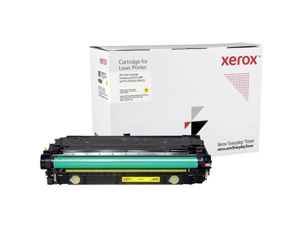 Everyday Keltainen -värikasetti Xeroxilta, HP CE342A/CE272A/CE742A -yhteensopiva, 16000 sivua- (006R04149), 16000 sivua, 16000 sivua, Keltainen, 1 kpl