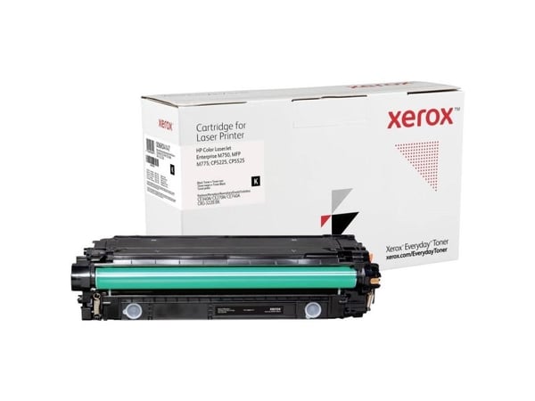 Everyday Mustavalko -värikasetti Xeroxilta, HP CE340A/CE270A/CE740A -yhteensopiva, 13500 sivua- (006R04147), 13500 sivua, Musta, 1 kpl