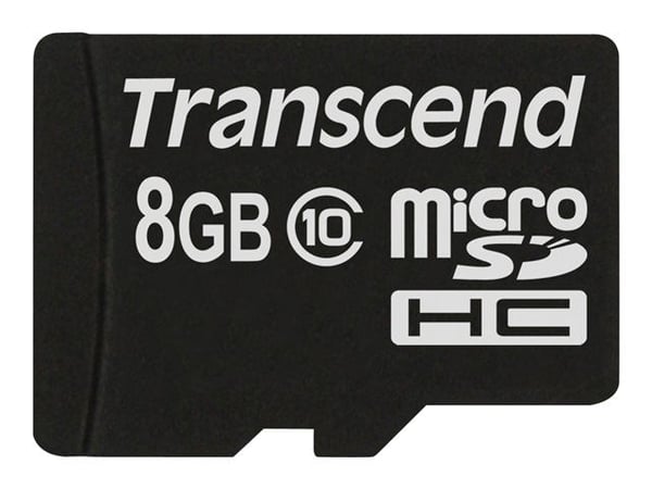 Transcend Premium - Flashminnekort - 8 GB - Class 10 - 133x - microSDHC