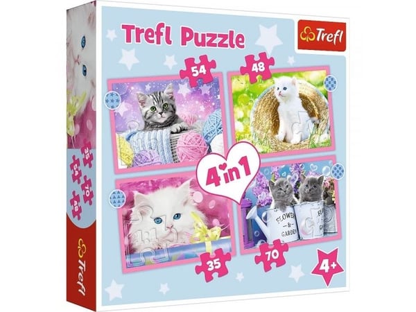 Trefl 34396, 70 kpl, Eläimet, 4 vuosi/vuosia