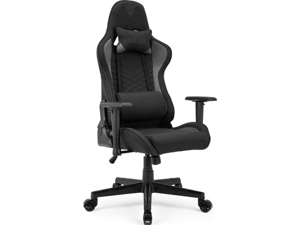 Sense7 Spellcaster Gaming Chair i tyg, svart och grått