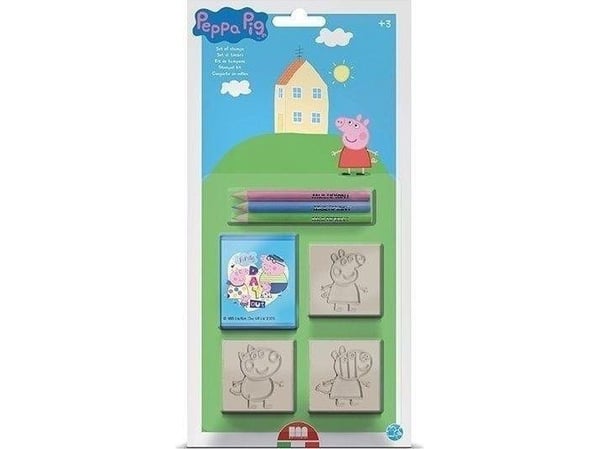 Dante stempler 3-pk gris Peppa blister 3875 DANTE