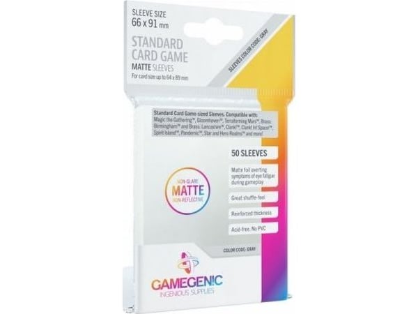 GameGenic Matte Card Game Sleeves 66x91 mm